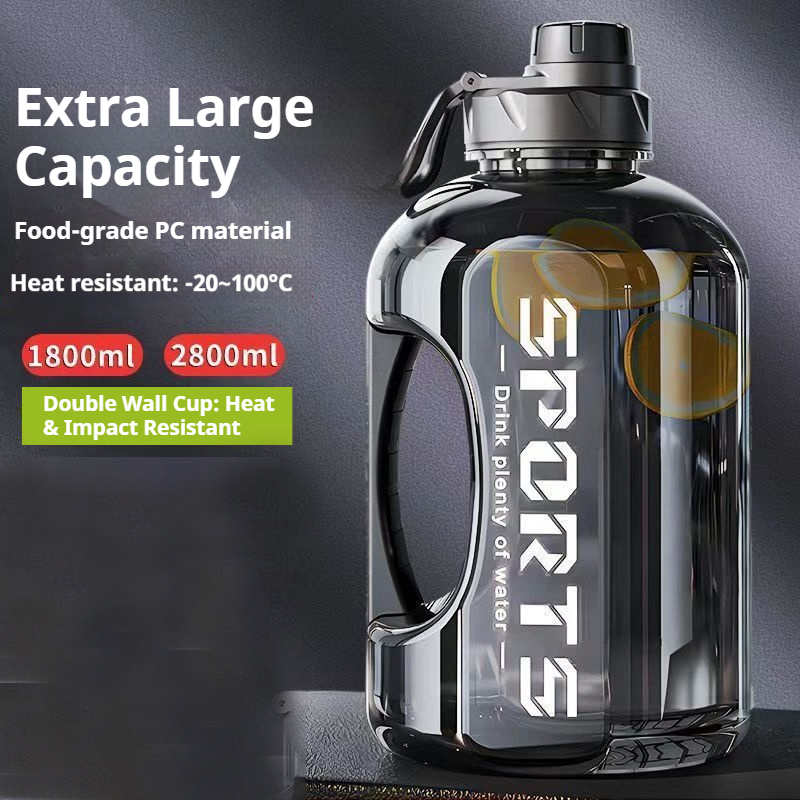 Sports Equipment Types - 1800/2600ML Large Capacity Accurate Calibration Fitness
