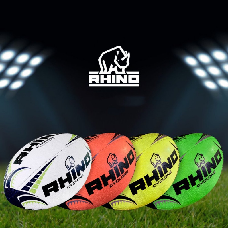 Rugby Ball Rhino Cyclone XV fo - đánh giá và giá Rugby Training Ball